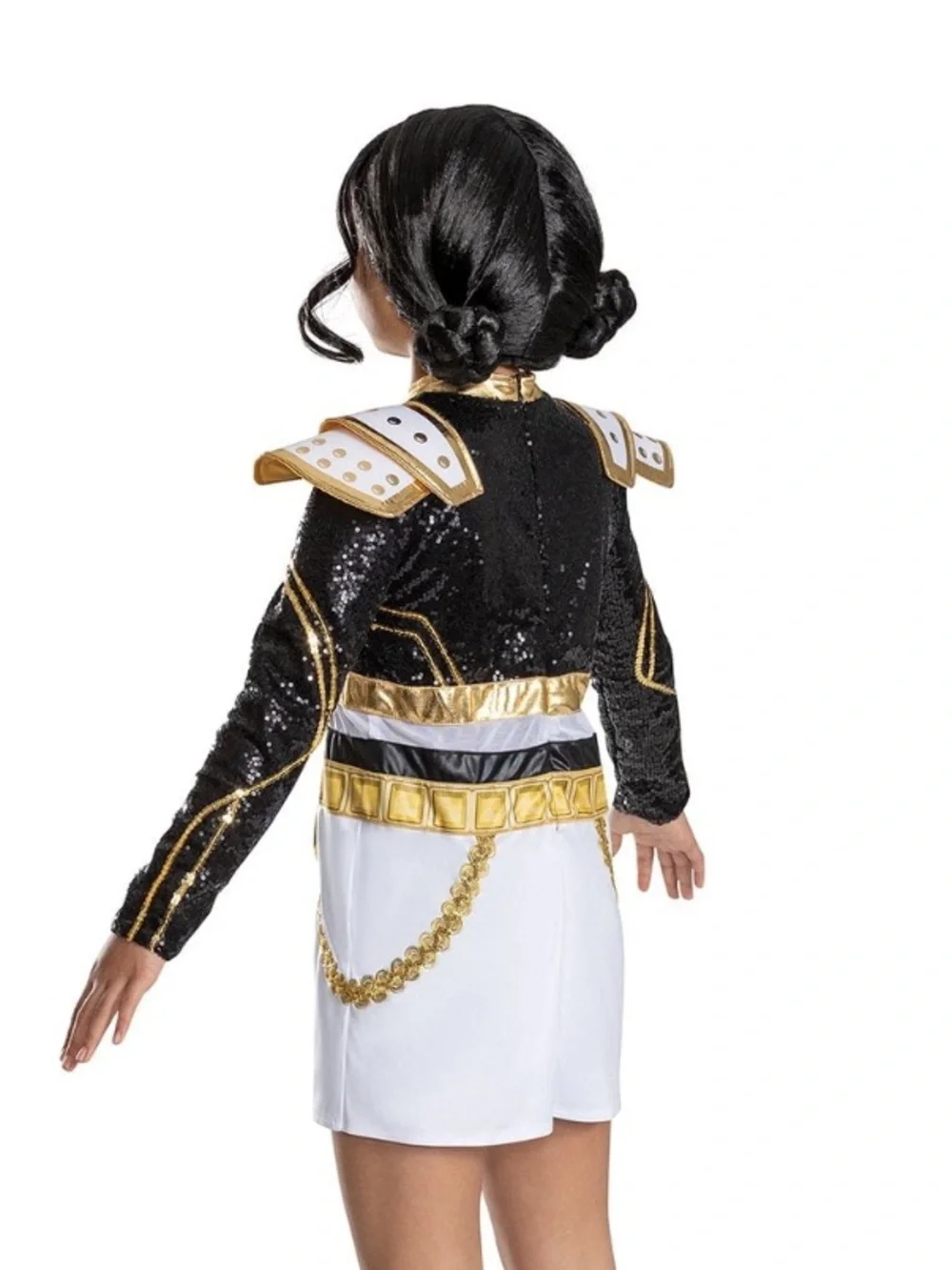 KPop Demon Hunters Zoey Kids Prestige Costume and WIG (BOTH) Size 4-6x NEW